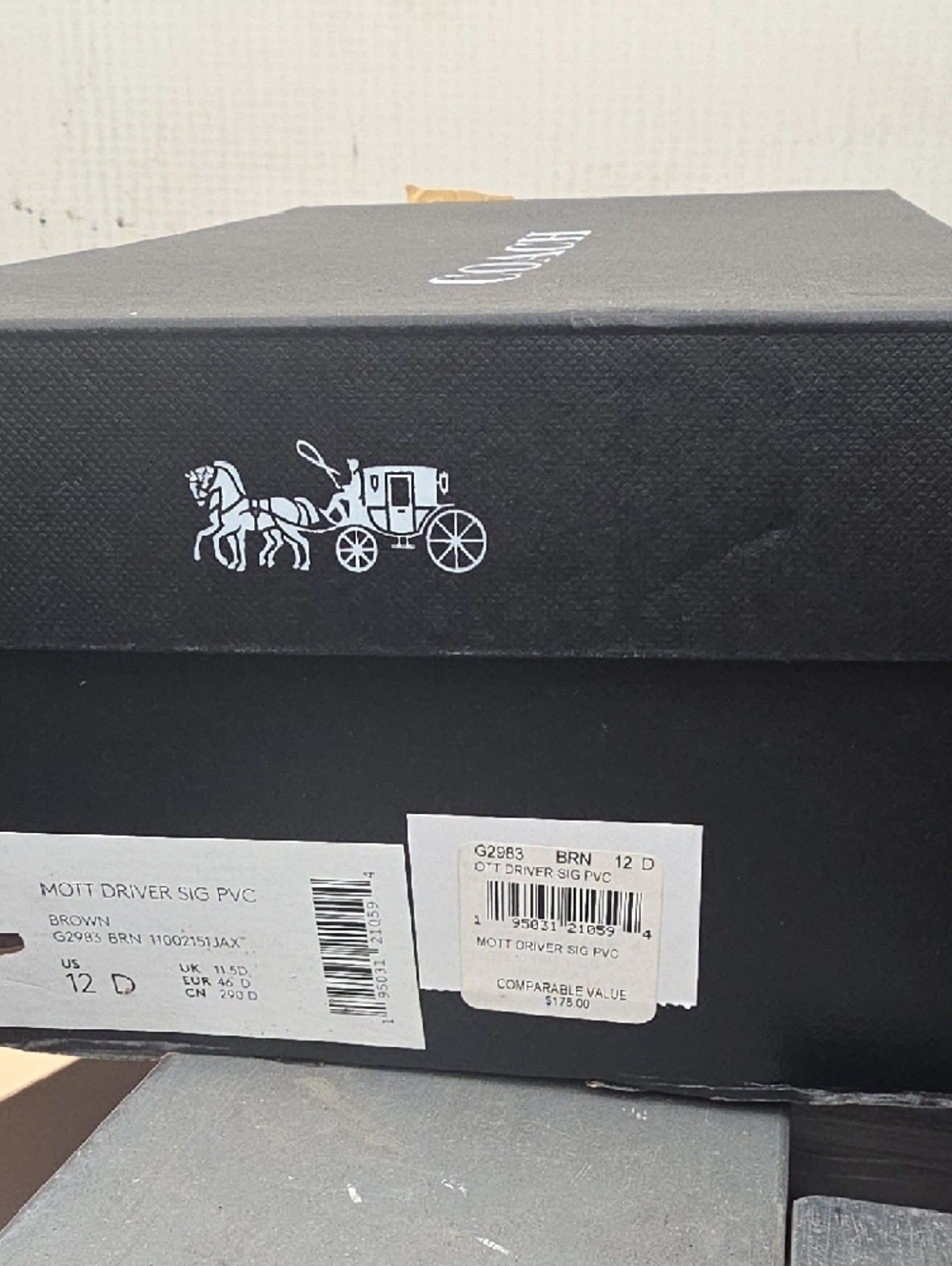 Coach Mott Driver Brown Loafers Size 12 - Picture 4 of 4